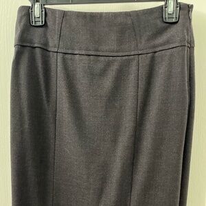 Theory Midi Wool Skirt